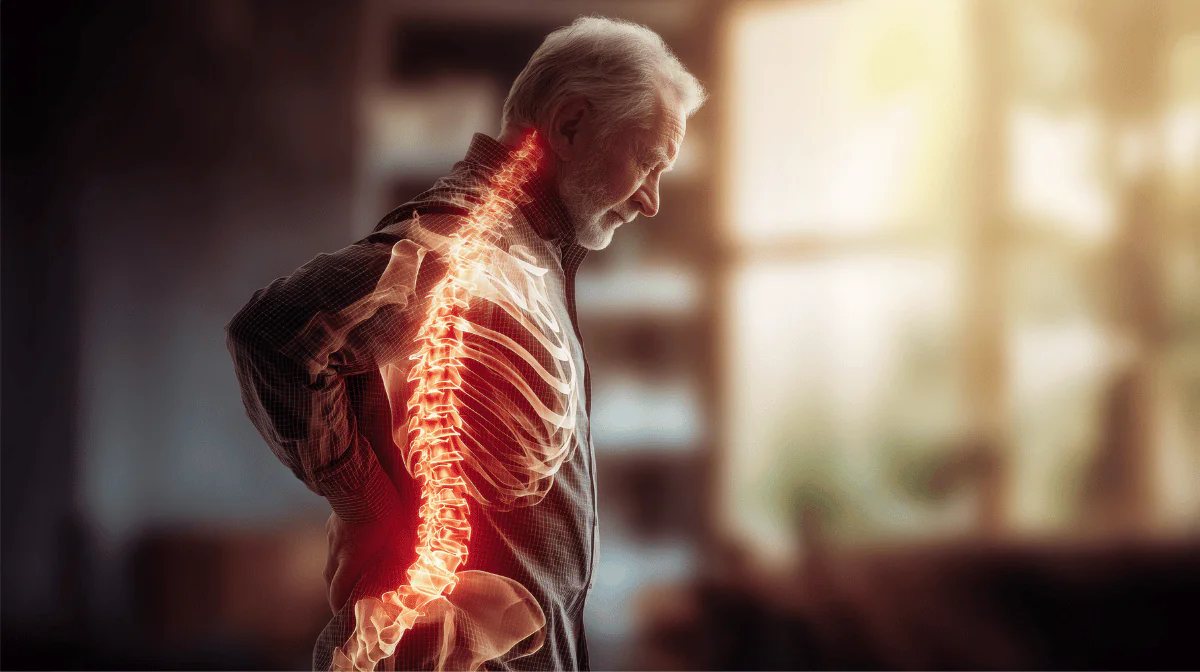 A man with chronic pain